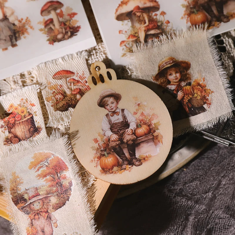 Thanksgiving Matte Rub-on Transfers 2 Small Sheets