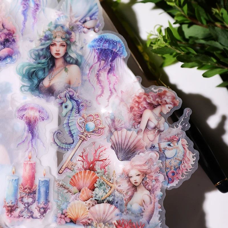 Mermaid Vellum Stickers