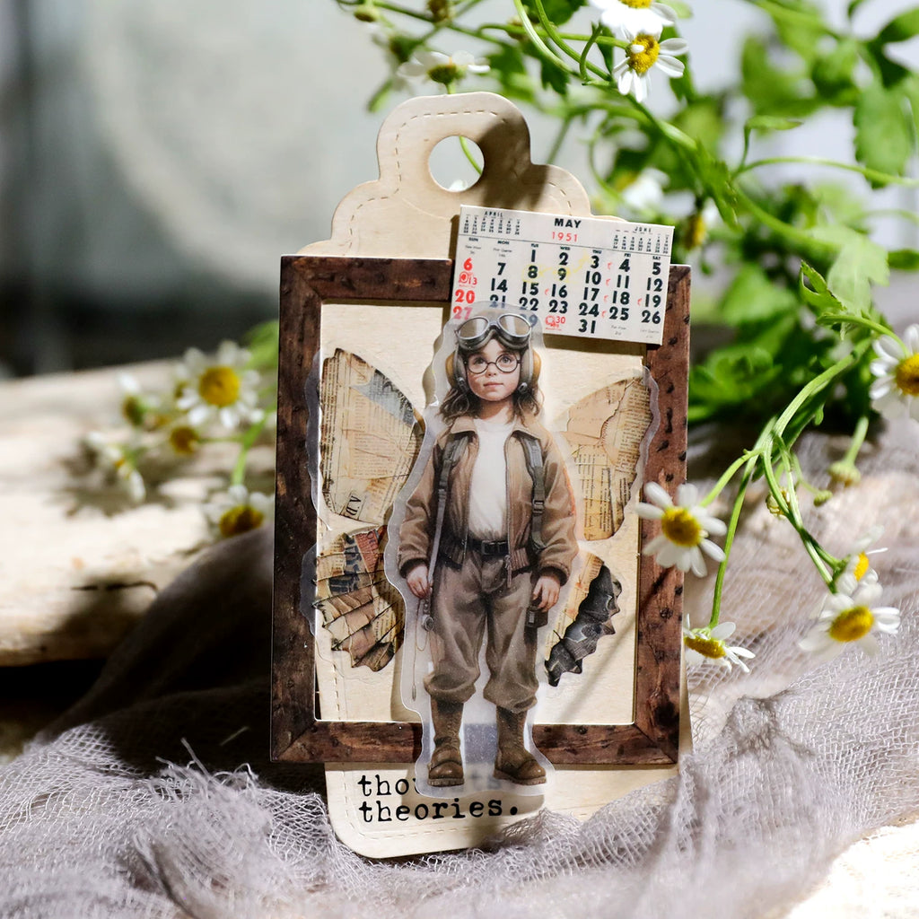 Steam Travel Vellum Stickers