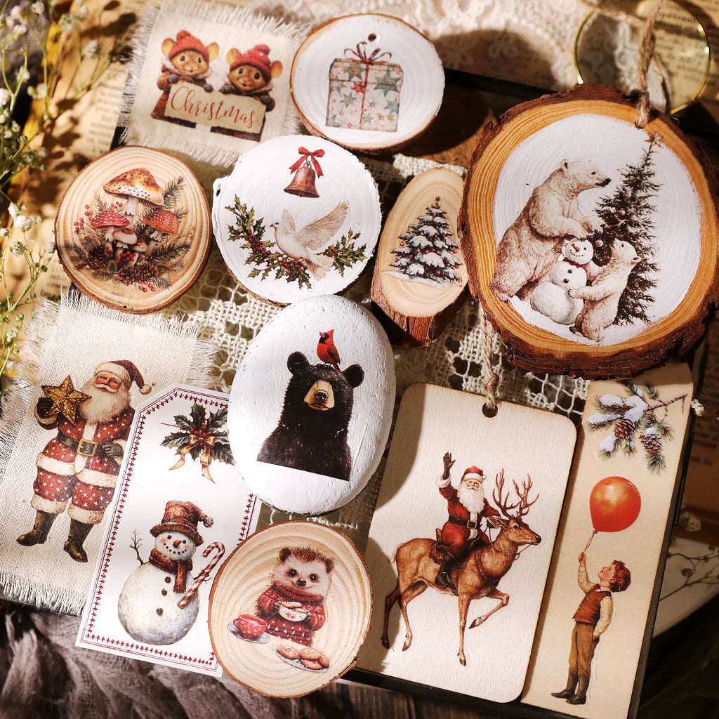 Christmas Matte Rub-on Transfers