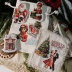 Christmas Family Matte Rub-on Transfers