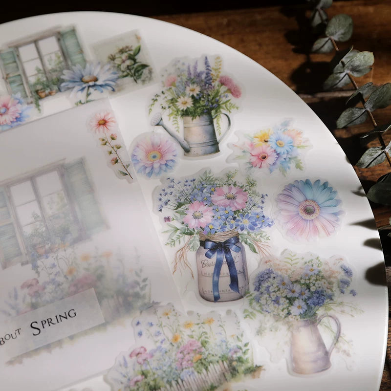 Spring Bouquet Vellum Stickers