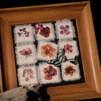Autumn Dried Flowers Matte Rub-on Transfers
