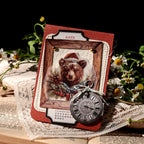 Christmas Bear Vellum Stickers