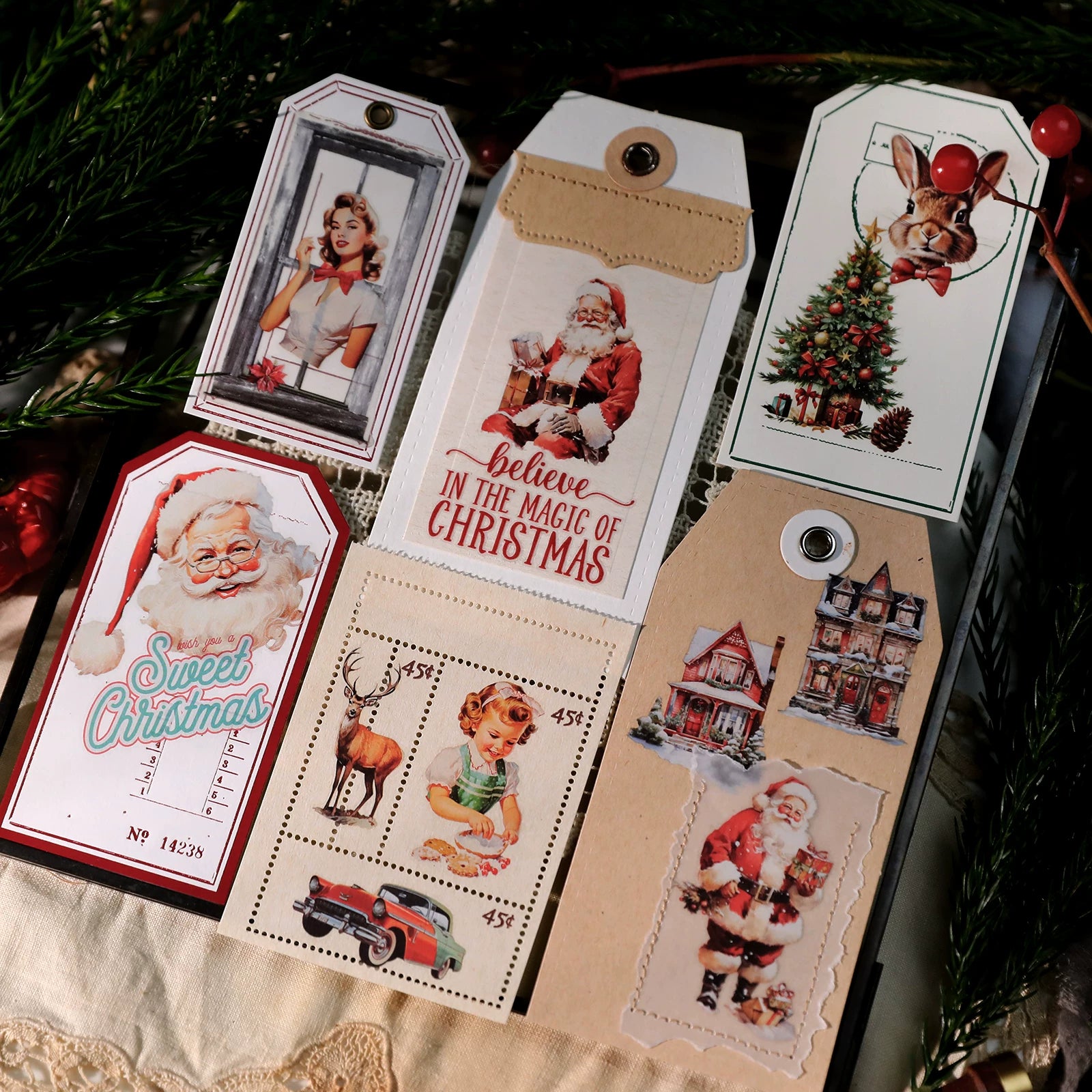 Christmas Family Matte Rub-on Transfers
