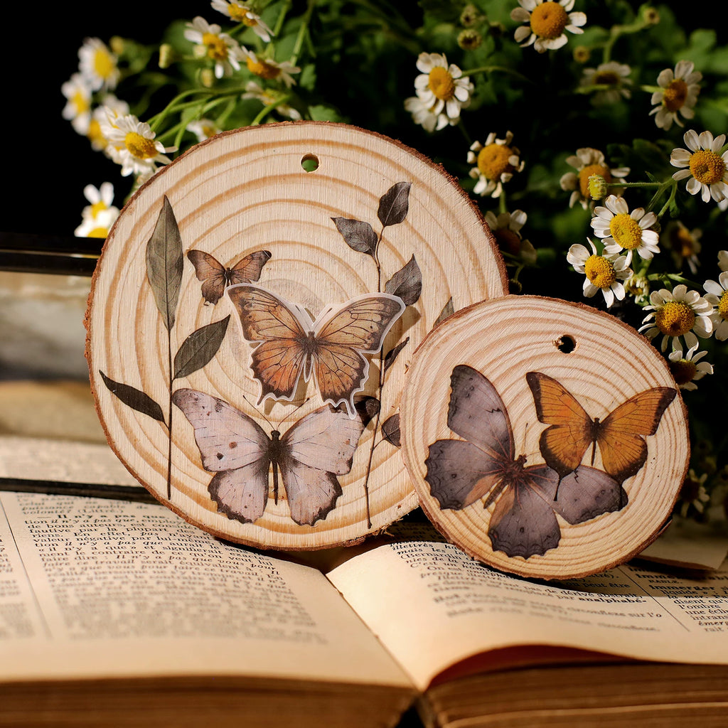 Butterfly Matte Rub-on Transfers