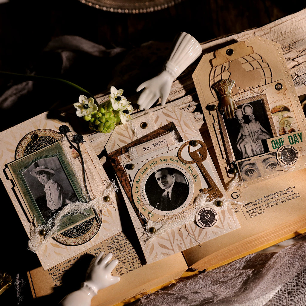 Retro Old Photos Vellum Stickers