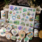 Succulents UV-DTF Rub-on Stickers
