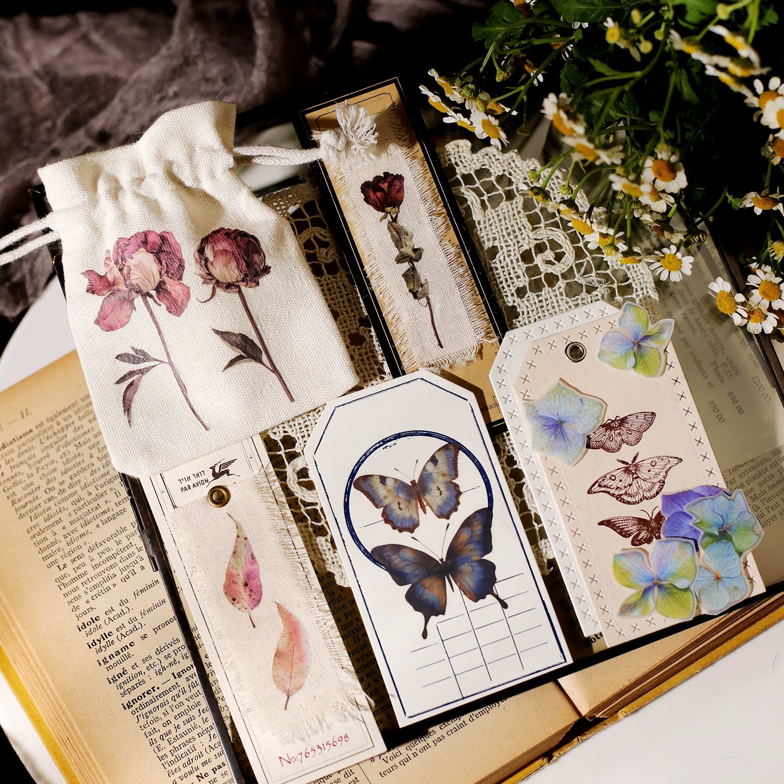 Butterfly Matte Rub-on Transfers