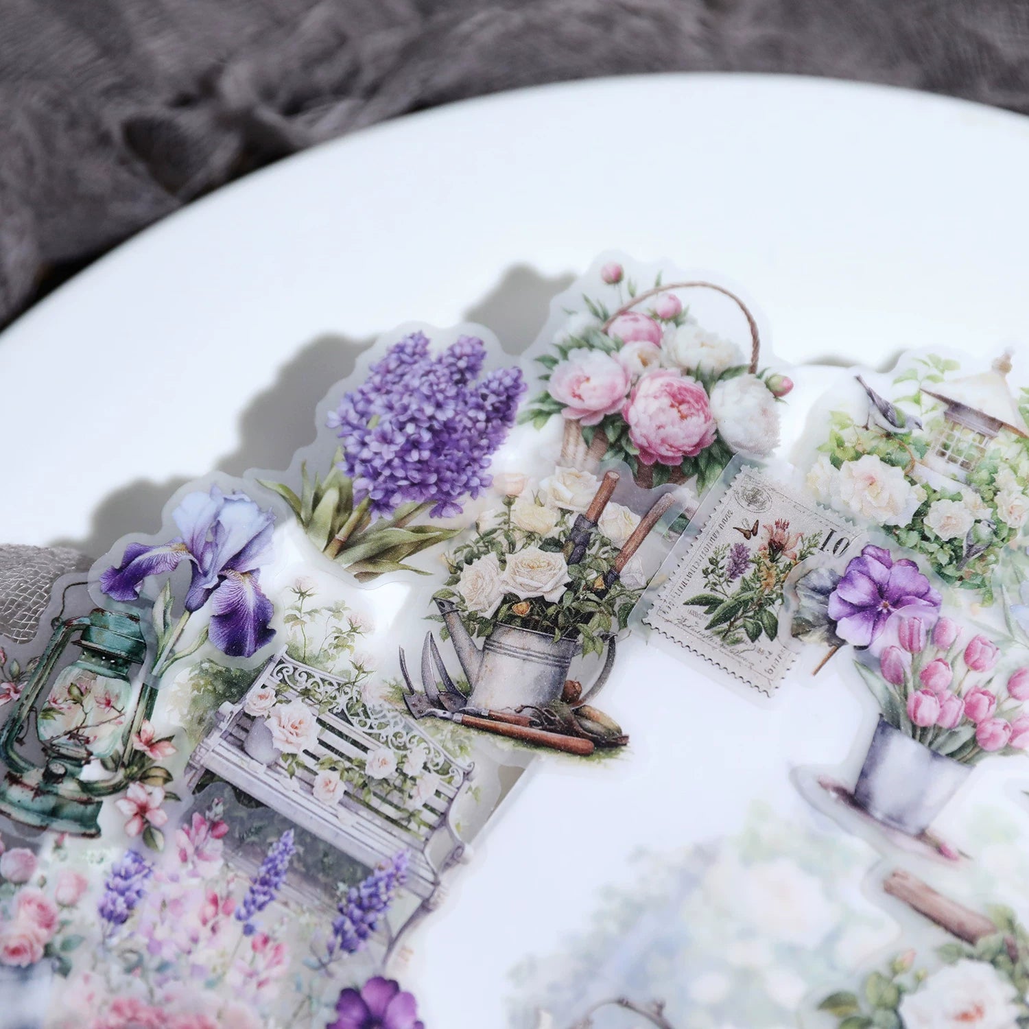 Spring Easter Garden Vellum Stickers