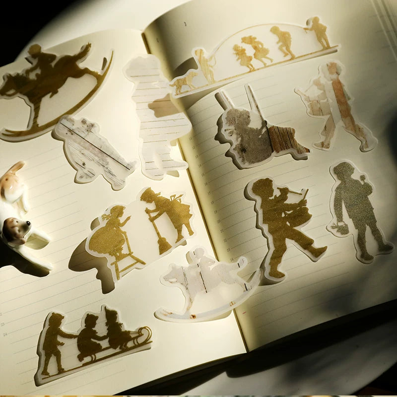 Silhouette Vellum Stickers
