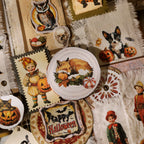 Halloween Matte Rub-on Transfers 2 Small Sheets - Witch