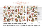 Christmas Classics Matte Rub-on Transfers