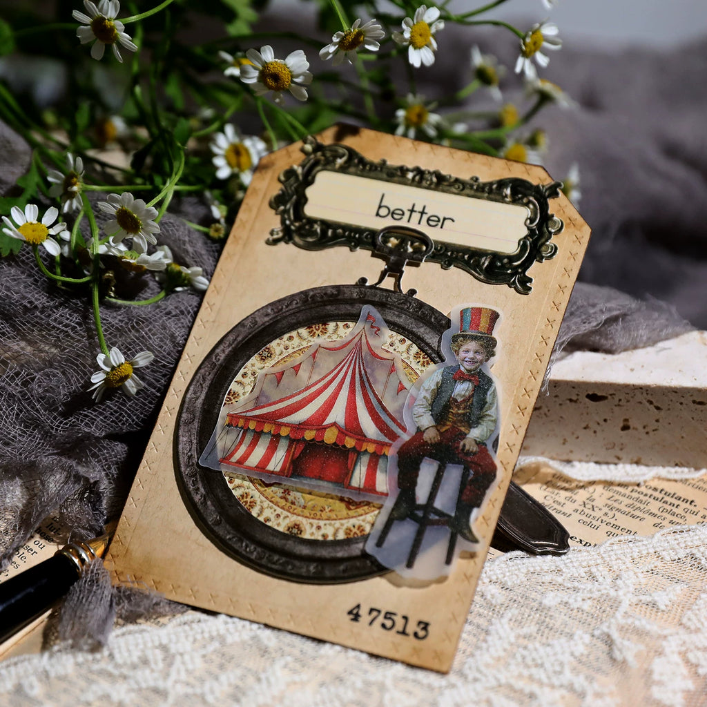 Circus Vellum Stickers