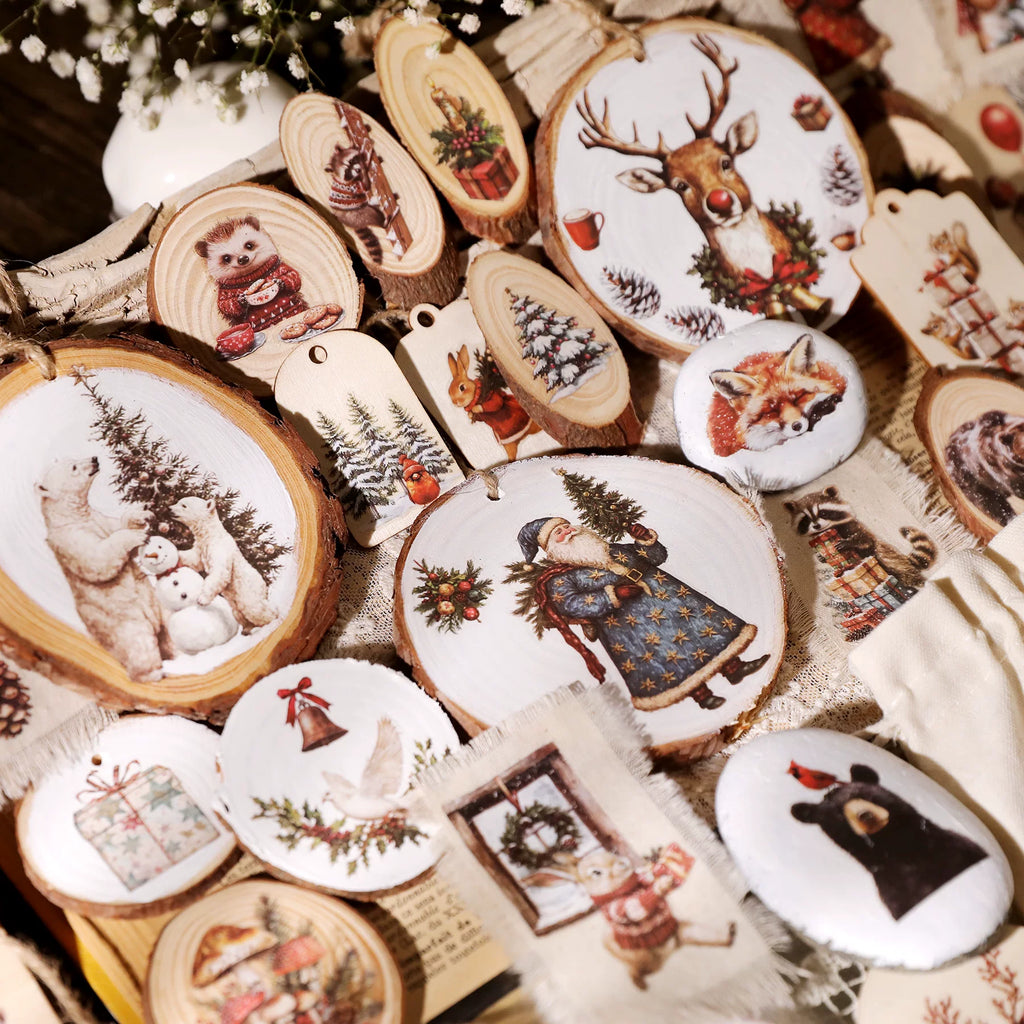 Christmas Matte Rub-on Transfers