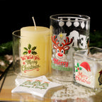 Christmas Embroidery  Quotes UV-DTF Rub-on Stickers