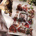 Christmas Bear Vellum Stickers
