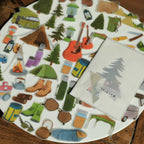 Camping Vellum Stickers