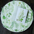 Fresh Green Leaves Vellum Stickers