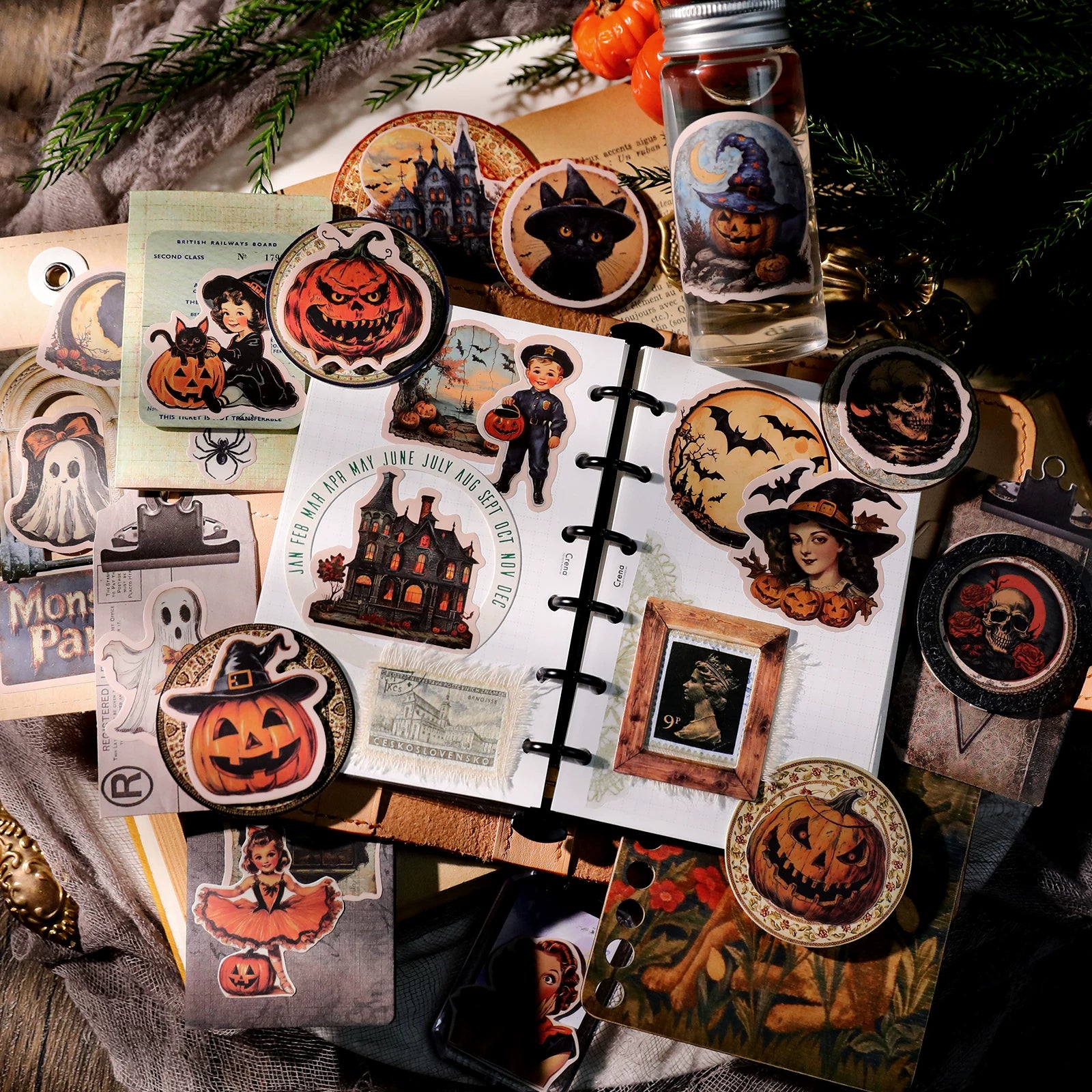 Halloween PVC Self-adhesive Stickers