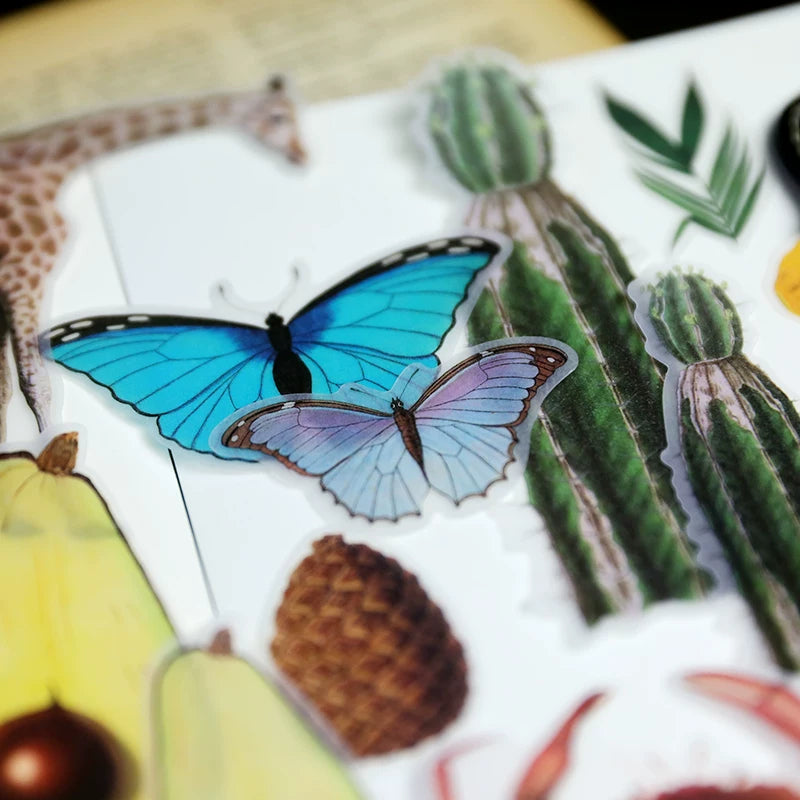 Life Encyclopedia Vellum Stickers