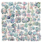 Succulent Vellum Stickers
