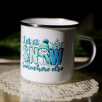 Christmas Snow UV-DTF Rub-on Stickers