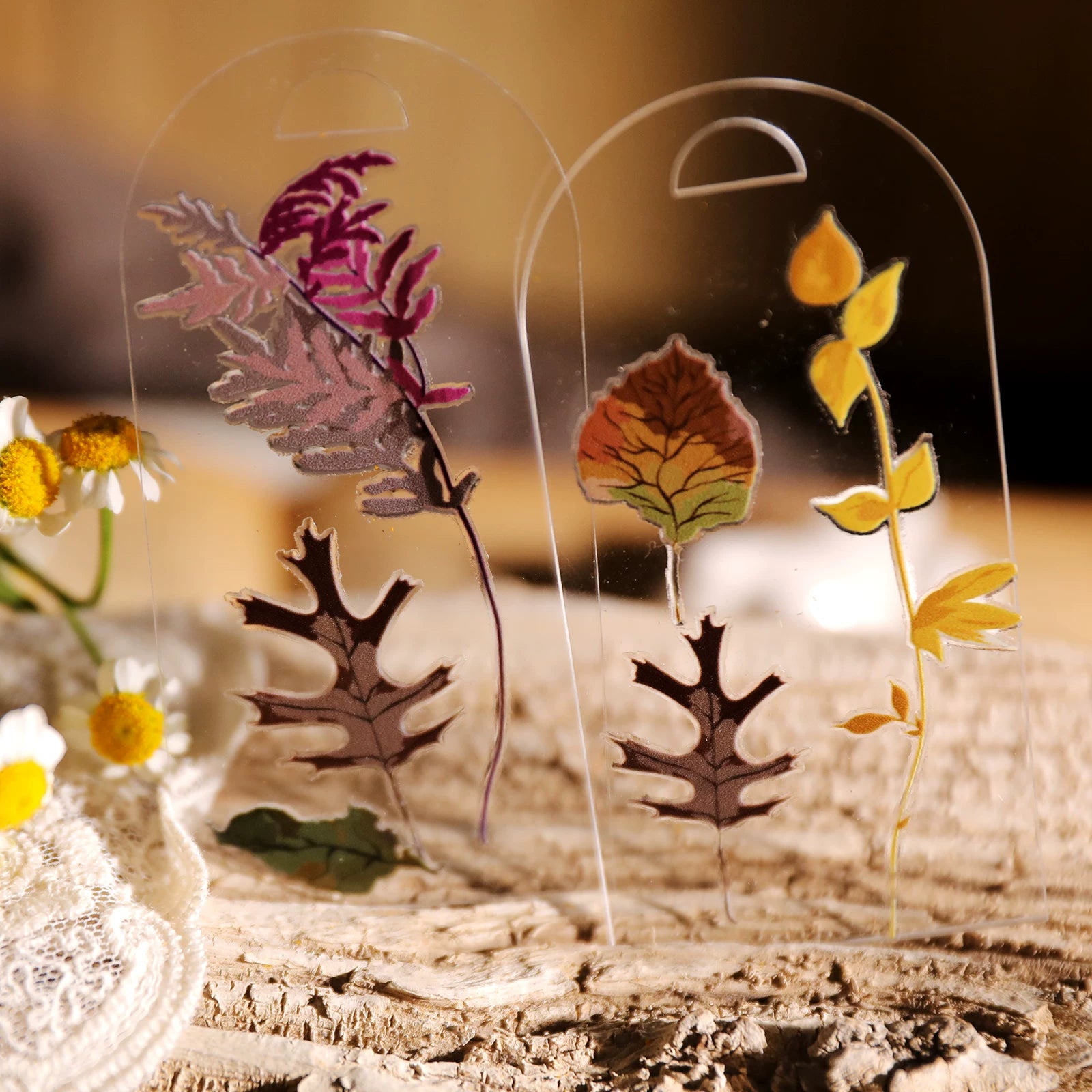 Dried Small Plants UV-DTF Rub-on Stickers