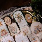 Golden Christmas Matte Rub-on Transfers 2 Small Sheets