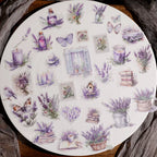 Lavender Vellum Stickers