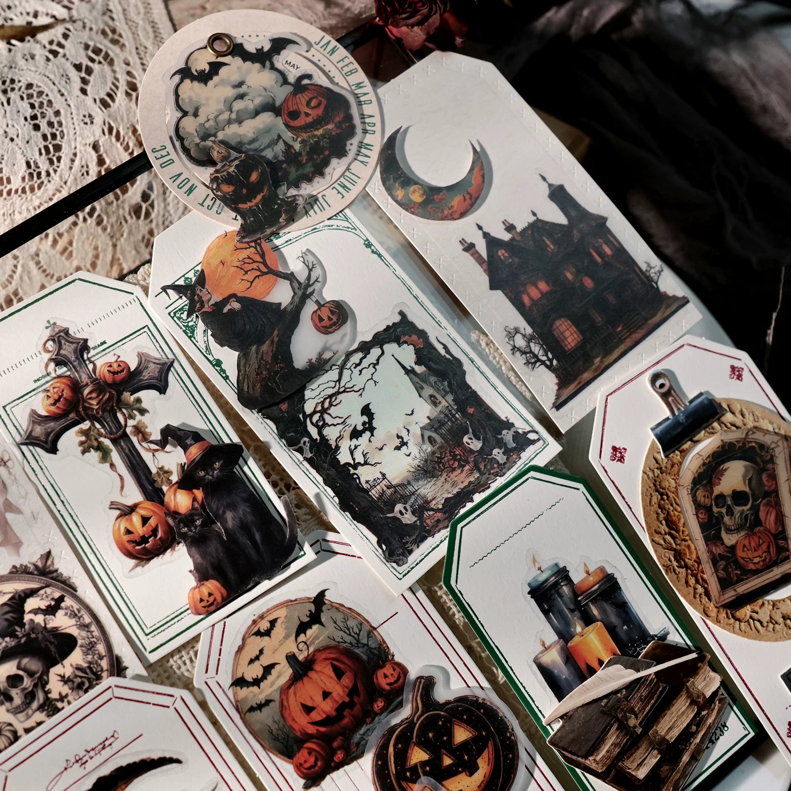 Halloween Adventure Vellum Stickers