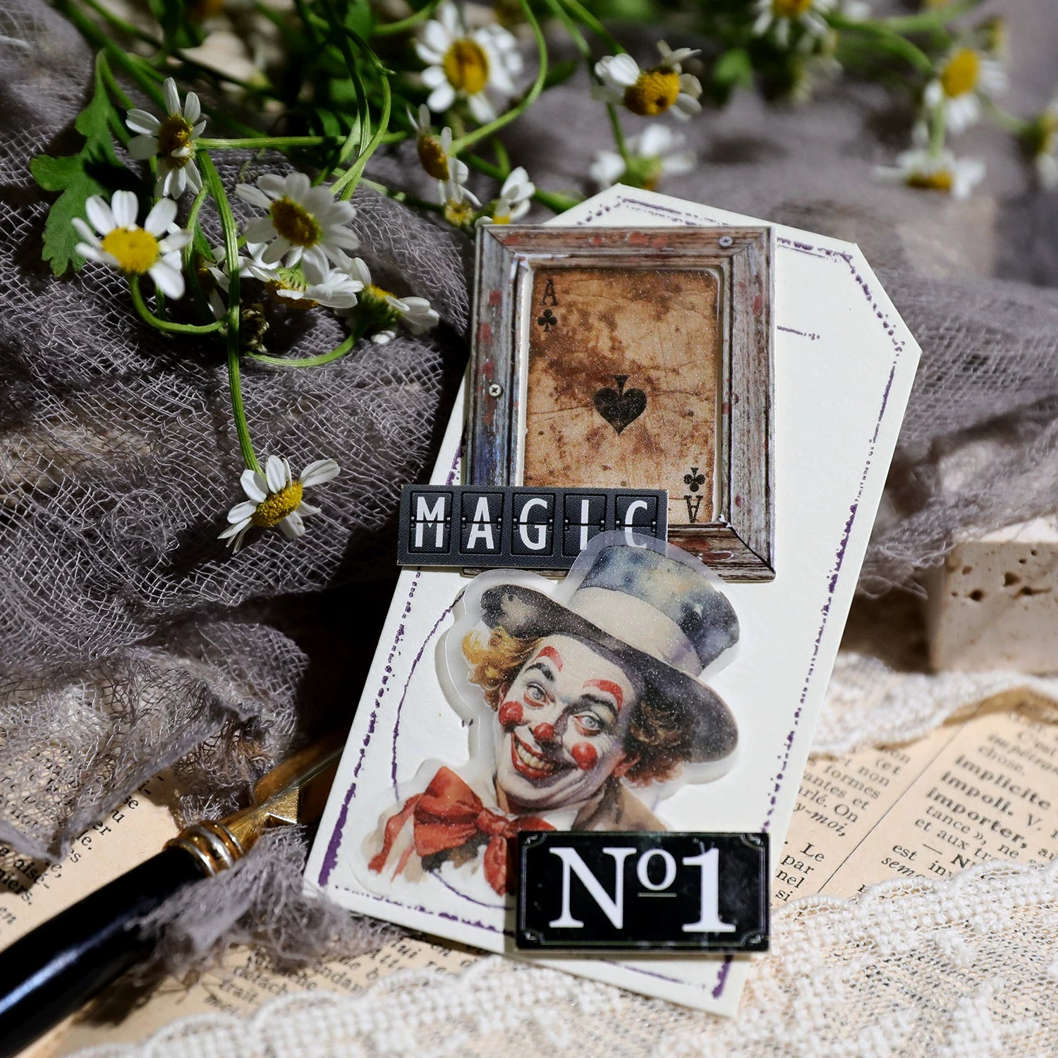 Circus Vellum Stickers