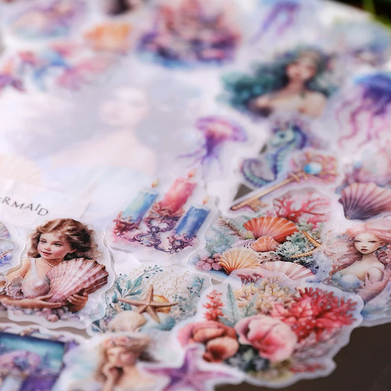Mermaid Vellum Stickers