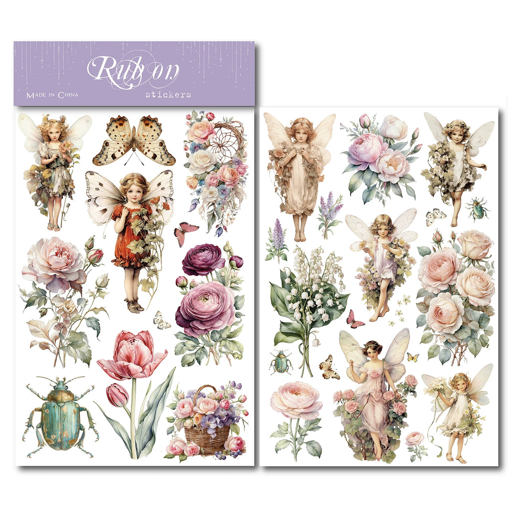 Fairy Matte Rub-on Transfers