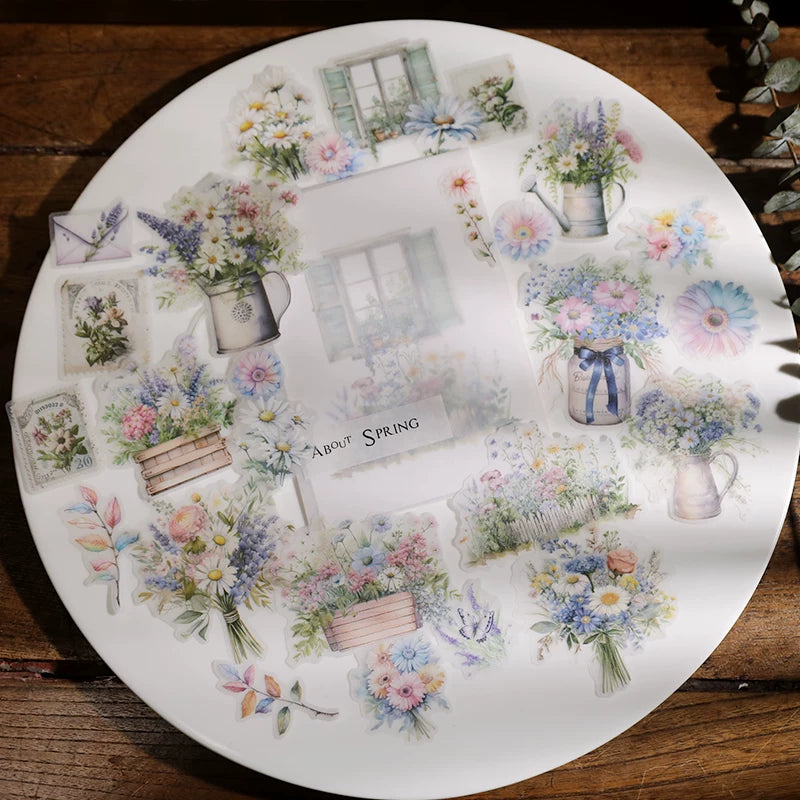 Spring Bouquet Vellum Stickers