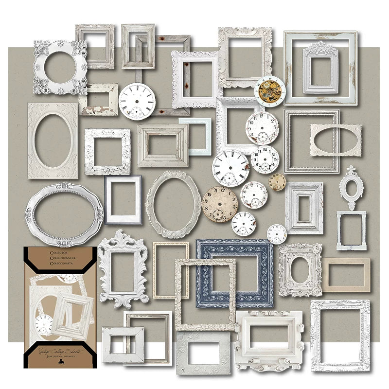 Ephemera Dial Photo Frame Paper Cards
