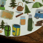 Camping Vellum Stickers