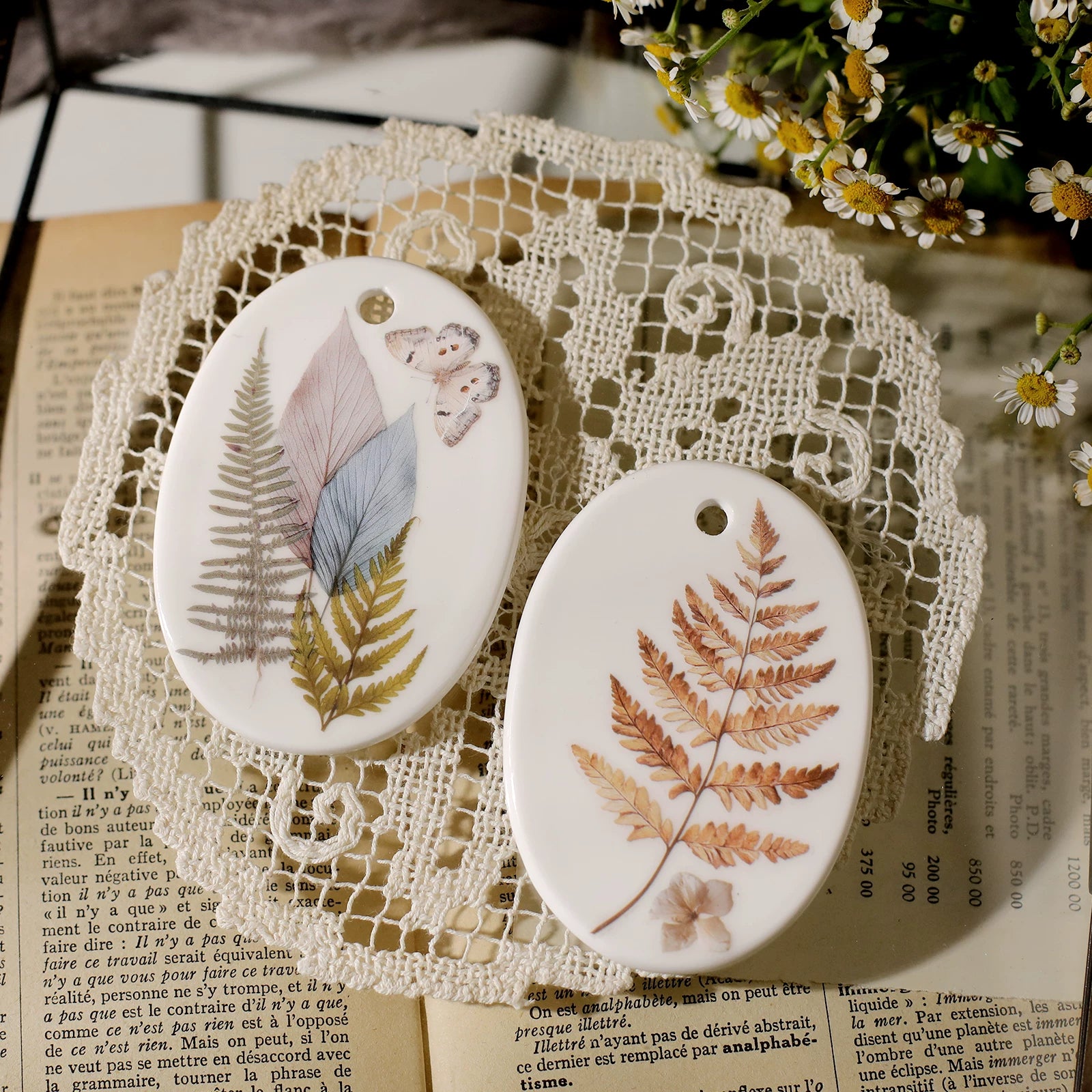 Butterfly Matte Rub-on Transfers