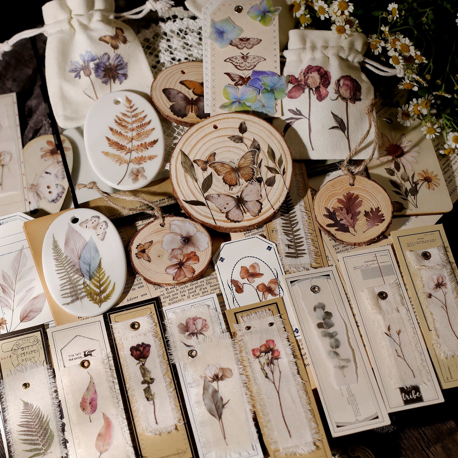 Butterfly Matte Rub-on Transfers