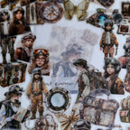 Steam Travel Vellum Stickers