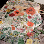 Larger Flowers Vellum Stickers
