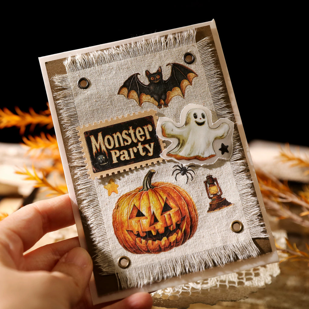 Halloween Matte Rub-on Transfers 2 Small Sheets - Witch