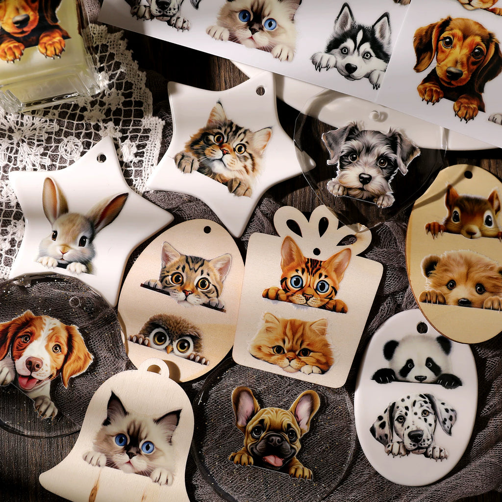 Pets UV-DTF Rub-on Stickers