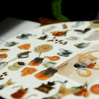 Small Coffee Ingredients Vellum Stickers