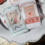 Pink Valentine's Day Vellum Stickers