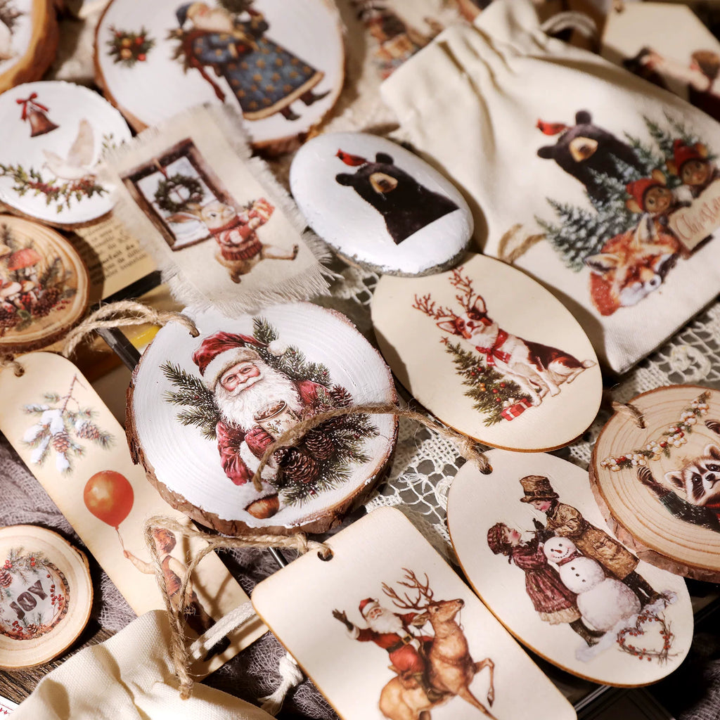 Christmas Matte Rub-on Transfers