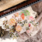 Larger Flowers Vellum Stickers