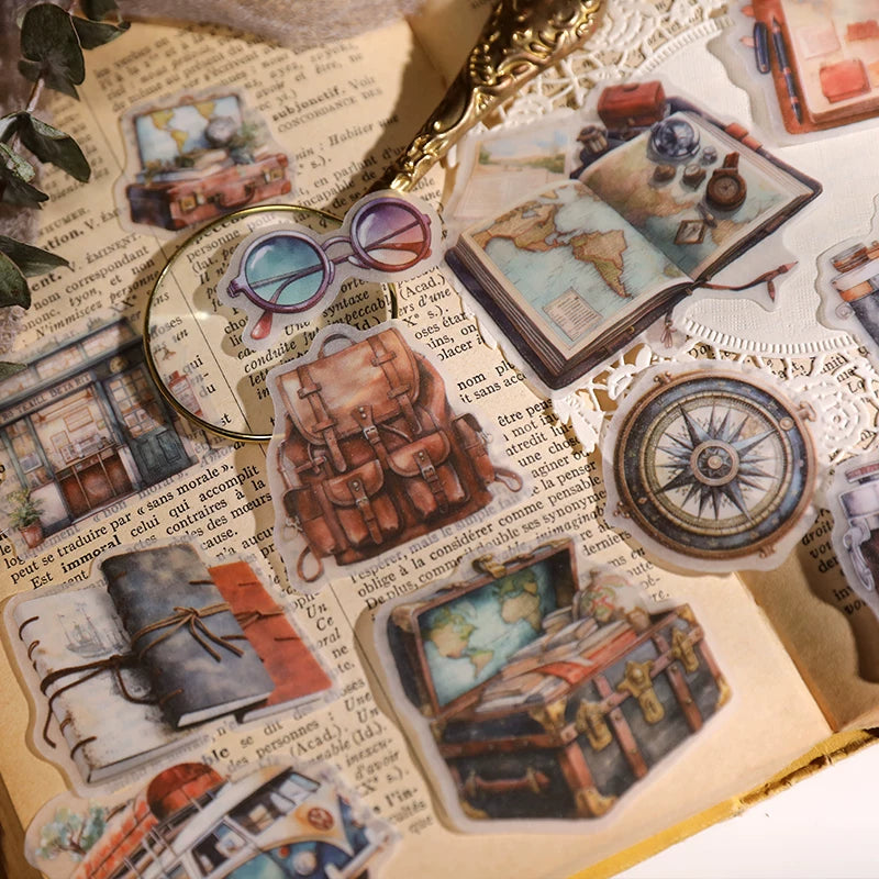 Retro Journey Vellum Stickers