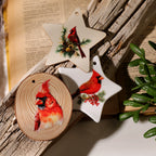 Christmas Birds UV-DTF Rub-on Stickers