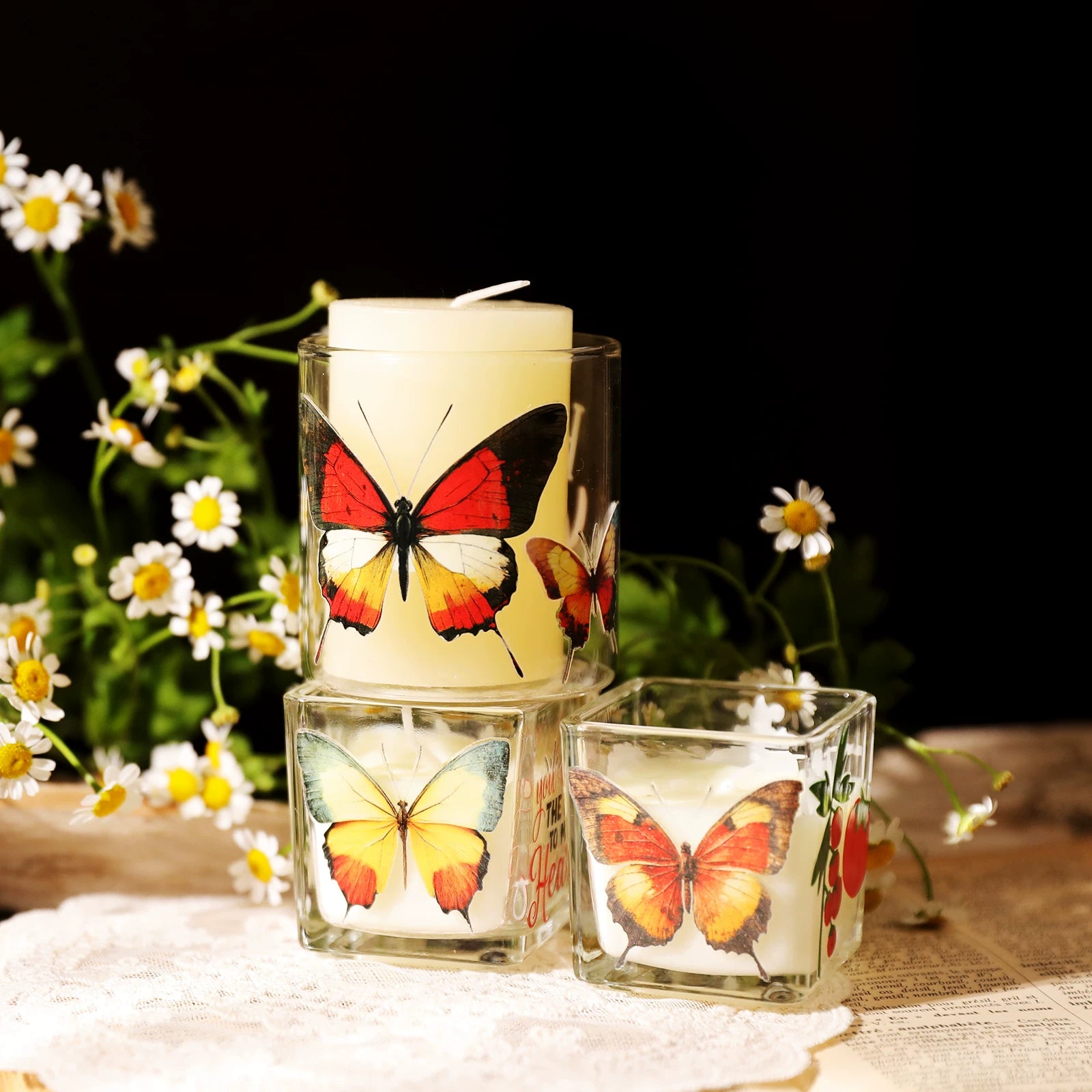 Butterflies UV-DTF Rub-on Stickers